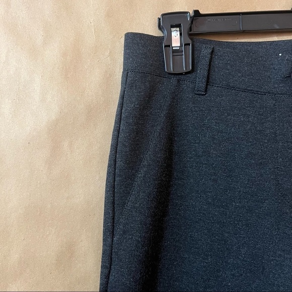 Betabrand | Straight Leg Classic Dress Pants Ponte Knit Trousers Charcoal Size S - Picture 5 of 10